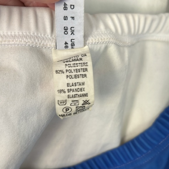 Men's MOSCHINO Blue Striped logo Swim Briefs - Picture 5 of 7